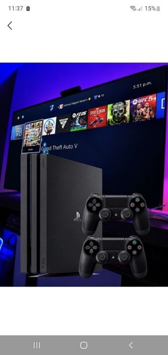 PS 4 slime +2 kontroller 1 Tb