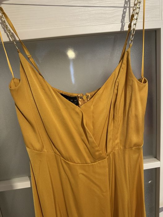 Дълга официална рокля Lynne 40 жълта