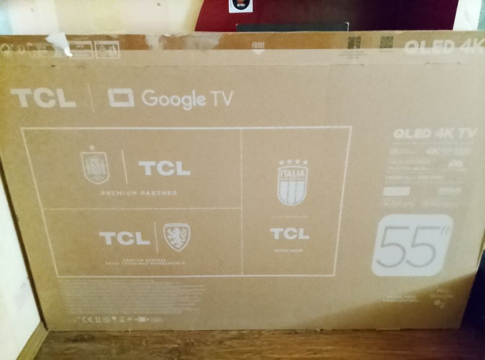 TCL C745 4К QLED 55инча 2.1 HDMI (ТопЦена До 28.01.2026)Снимки в опис.