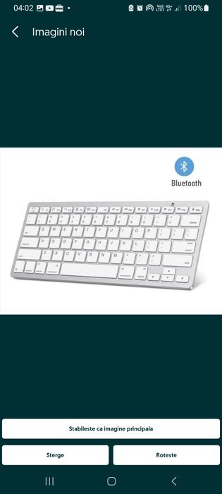 Tastatura bluetooth Bluestork BK3001 pt pc/tableta/telefon/tv