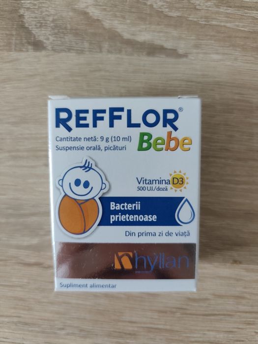 3 bucati Reflor bebe vid D+probiotice sigilat