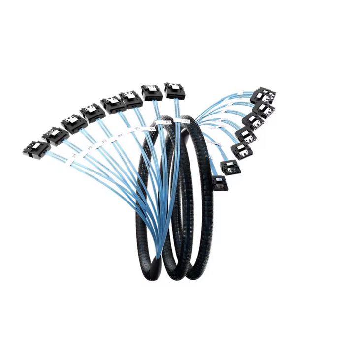 Cablu 8 x Sata to 8 x Sata - 0.5m/1m