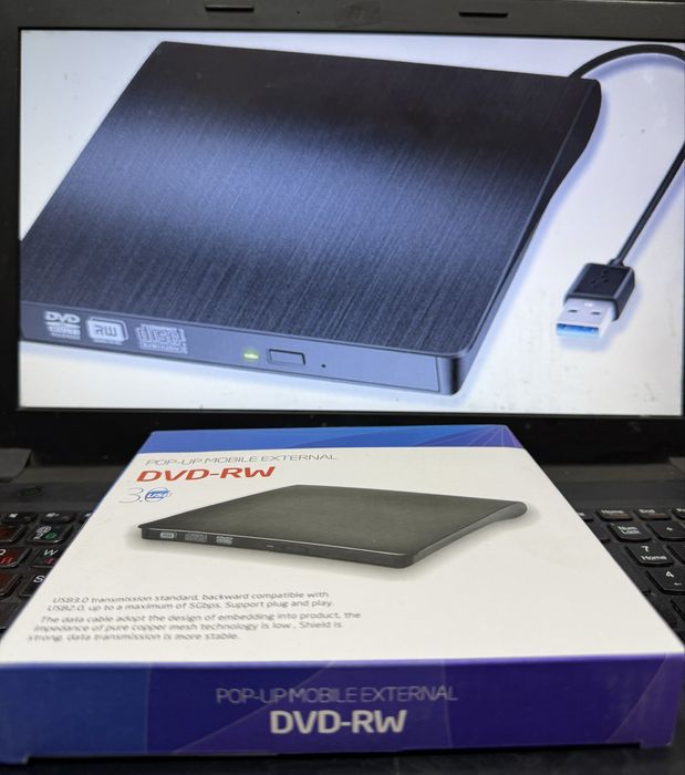 Внешний привод SD, DVD-RW, дисковод USB 3.0, проигрыватель