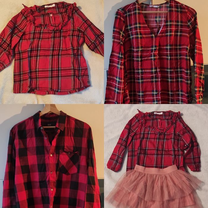 Коледни дрехи - мама, татко и момиче