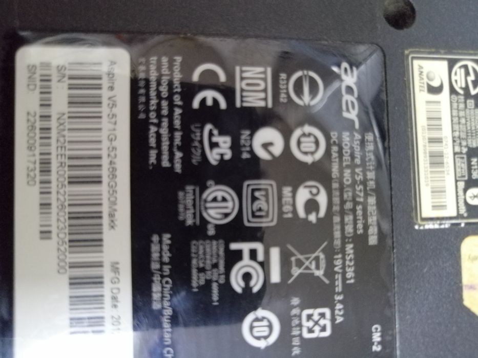 Ноутбук Acer на запчасти