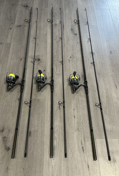 Set Caperlan Xtrem 500, 3 lansete cu mulinete si husa 3 compartimente