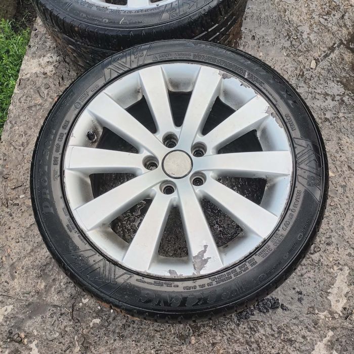 Jante+cauciucuri R17 Passat b6, stare foarte buna