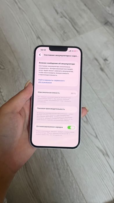 Iphone 13 в белом цвете
