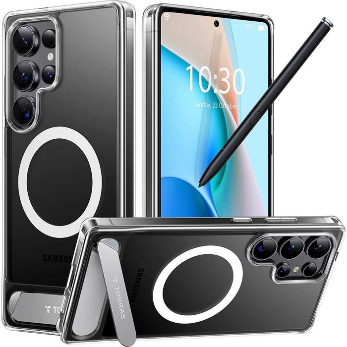 Huse premium+Folie ecran SAMSUNG Galaxy S22 Plus S23 Ultra S24 S25 S26