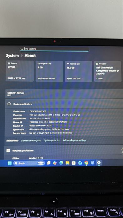 Vand Laptop Gaming Lenovo IdeaPad3 15IHU6