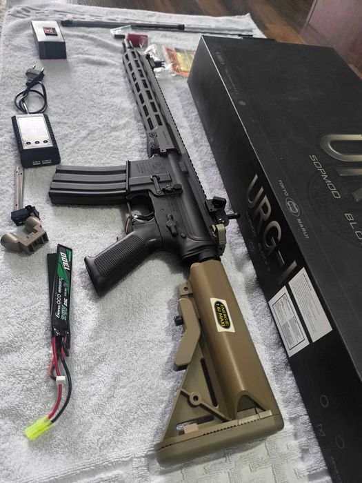 Replică Airsoft Tokyo Marui URG-I NGRS – Ca nouă + Kit Li-Po Prometheus