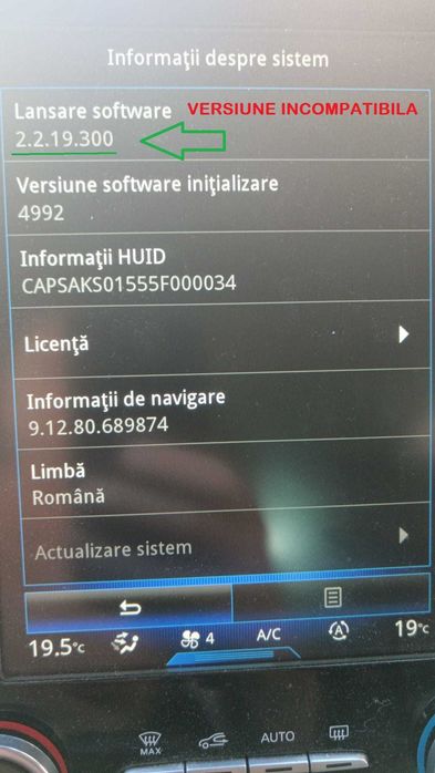 Activare Apple Carplay si Android Auto pentru modelele Renault RLink 2