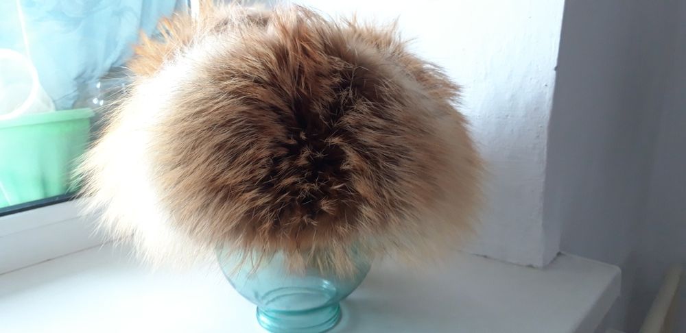 Мужская шапка из меха лисы. Тымақ