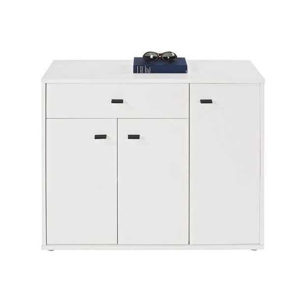 Практичен скрин с 3 вратички и чекмедже