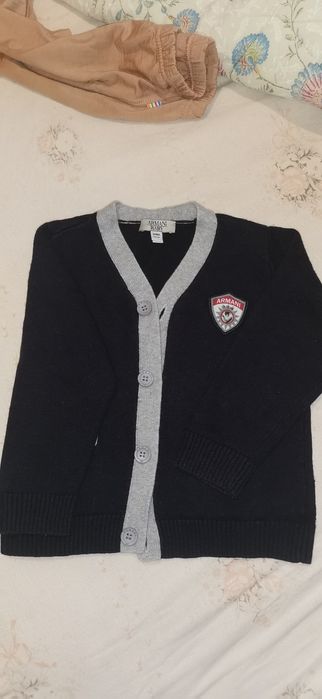 Cardigan lana și bumbac