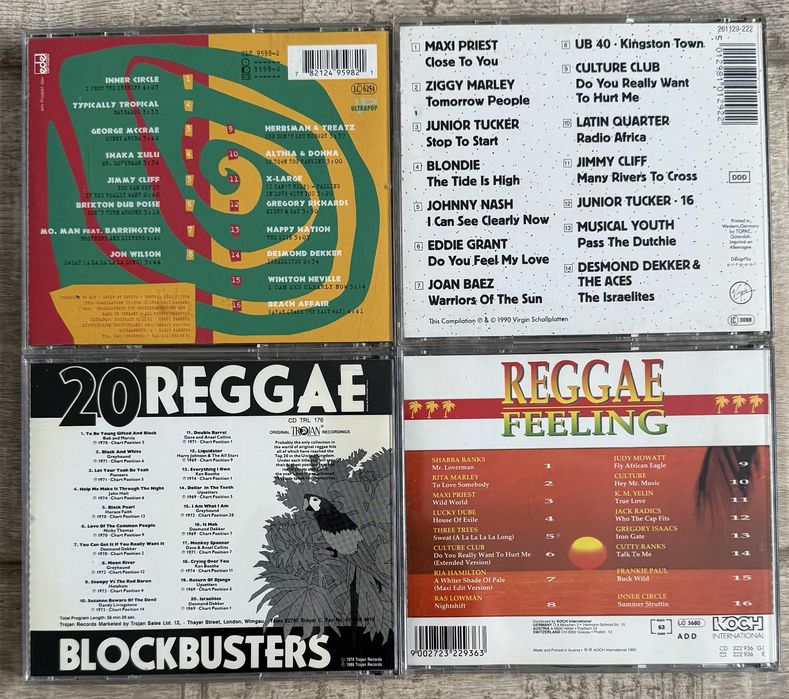 Lot 8 cd-uri muzica reggae