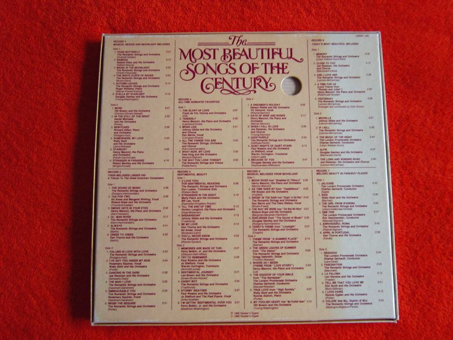 rar Cele mai frumoase melodii ale secolului, Franta 1988