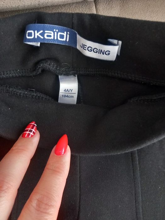 Черен клин Okaidi 3-4г 104см и черен панталон чарлстон 104-110см