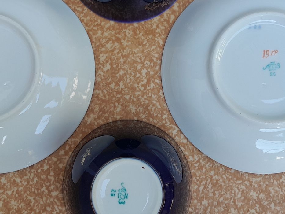 Винтажный советский чайный набор (вып. 1950-60г.г.)