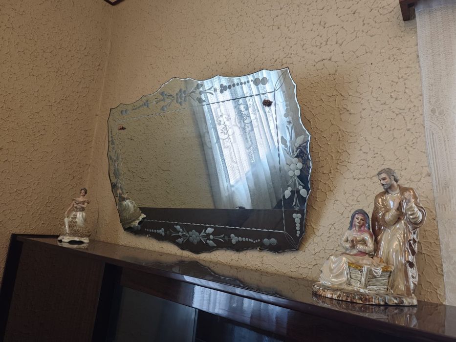 Oglinda vintage de cristal