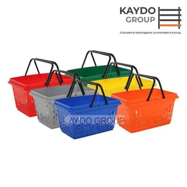 Пазарски кошници за магазин 22l -нови, на склад