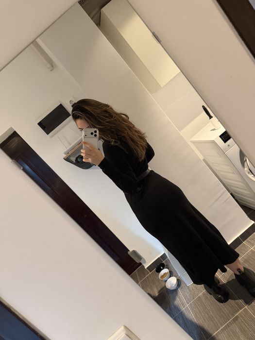 Rochie superbă lungă din tricot Mango