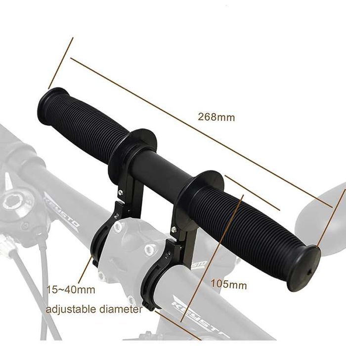 Седалка за рамка на велосипед с дръжки MARTAR, Детска, Универсална