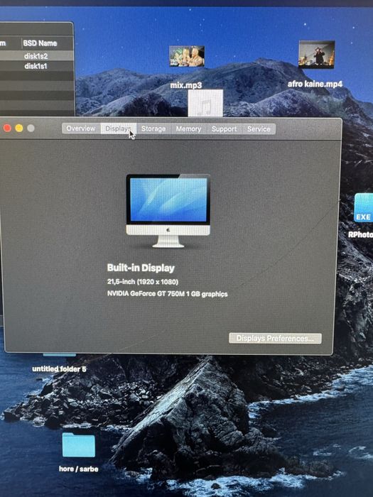 iMac 21.5 inch Late 2013