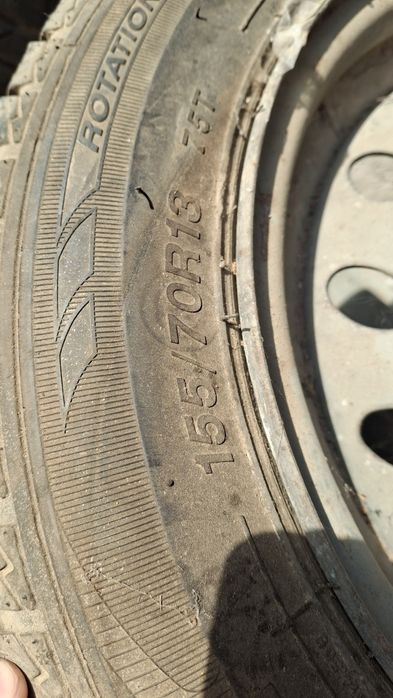 155/75/13 шины накаченный