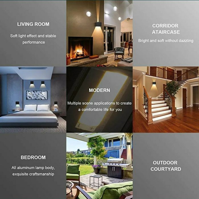 Lampă de perete Ledmo 20w, cu led-uri