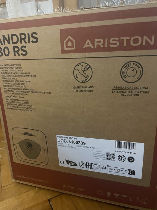 Boiler Ariston/ Andris Rs 30/3 EU