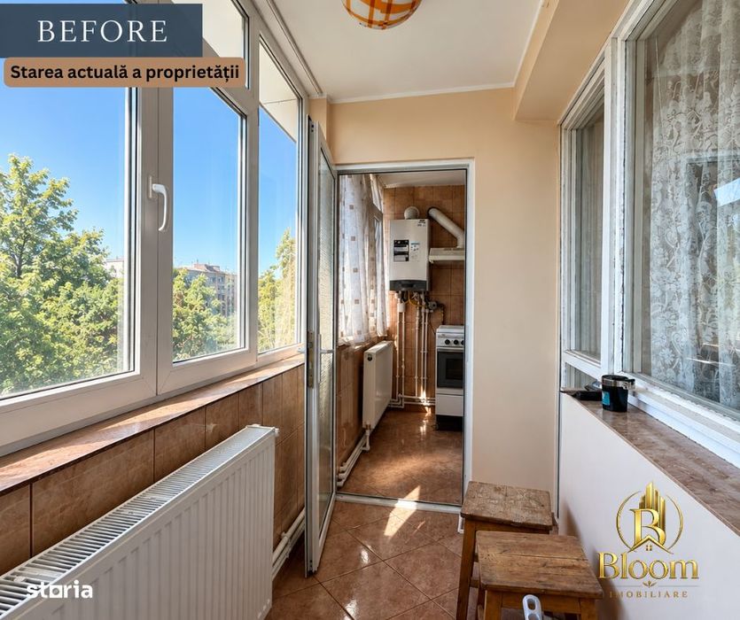2 camere | ~50 mp | 2 balcoane | Centrală | Micro 16 – 53.000 €