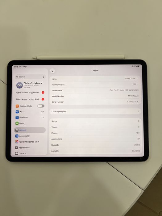 iPad Pro 2022 (11-inch)(4th generation)