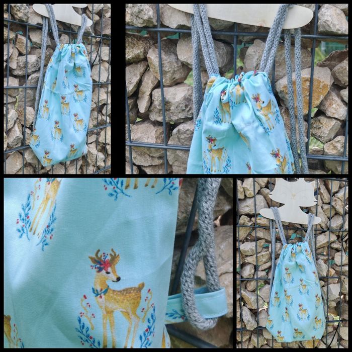 Săculeți grădiniță personalizați cu nume | Handmade