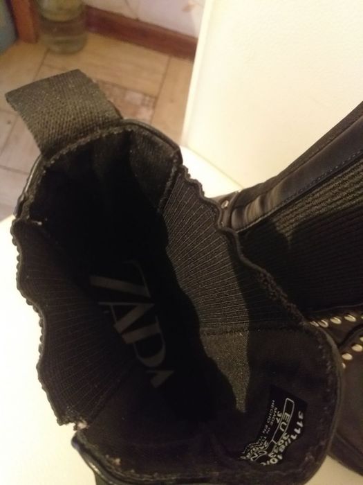 Сапоги кожаные Zara Турция