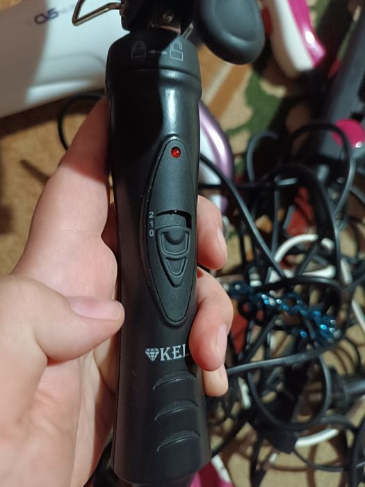 Тройная плойка kelli фен выпрямитель утюжок