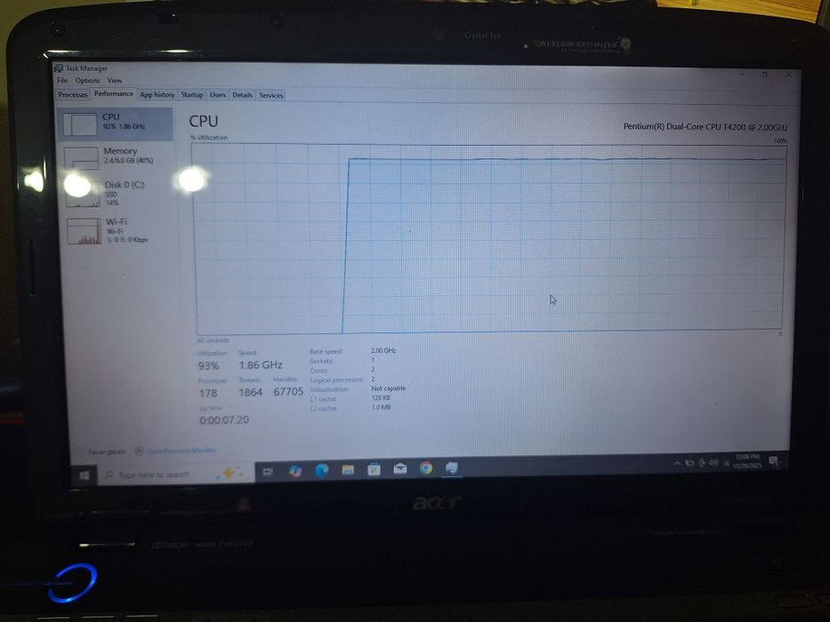 Laptop Acer Functional