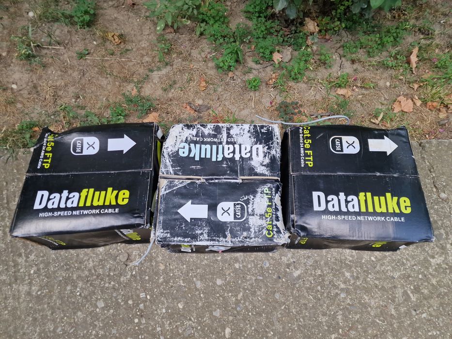 Cablu FTP cat 5e 25 awg cupru solid 305 metri