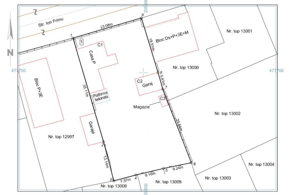 Ocazie! Teren Comercial central 1160mp bulevardul Brancoveanu