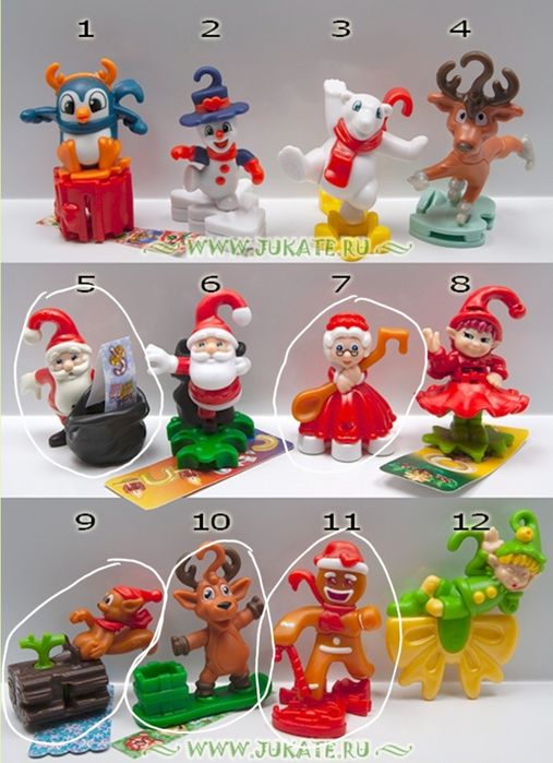 Игрушки из киндеров