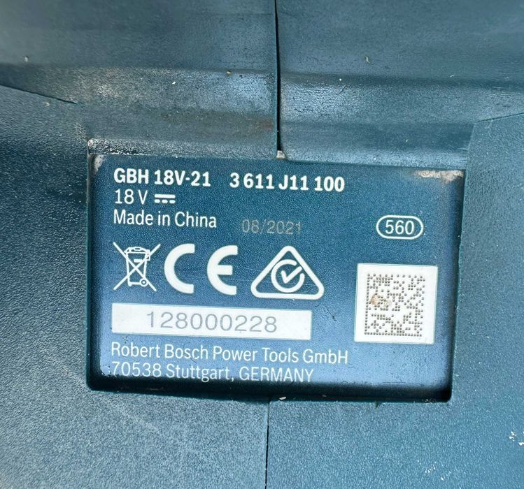 BOSCH GBH 18V-21 - Акумулаторен безчетков перфоратор 2x18V 4.0Ah