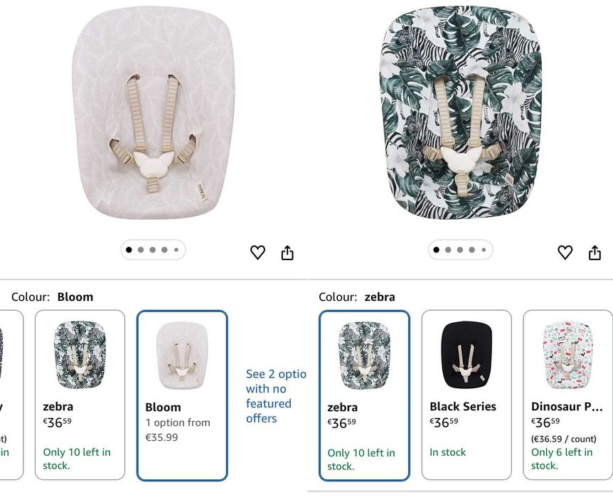Accesoriu nou nascut Stokke Tripp Trapp Newborn set + 2 Huse + Centura/Ham