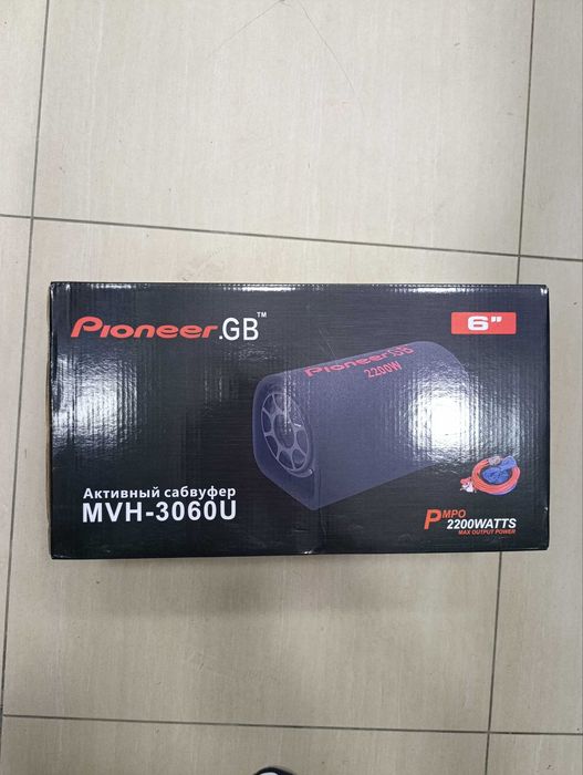 Sabufer Pioneer.GB 3060U Aktiv Sabvufer 6 dyum — 2200W Kuchli Bass