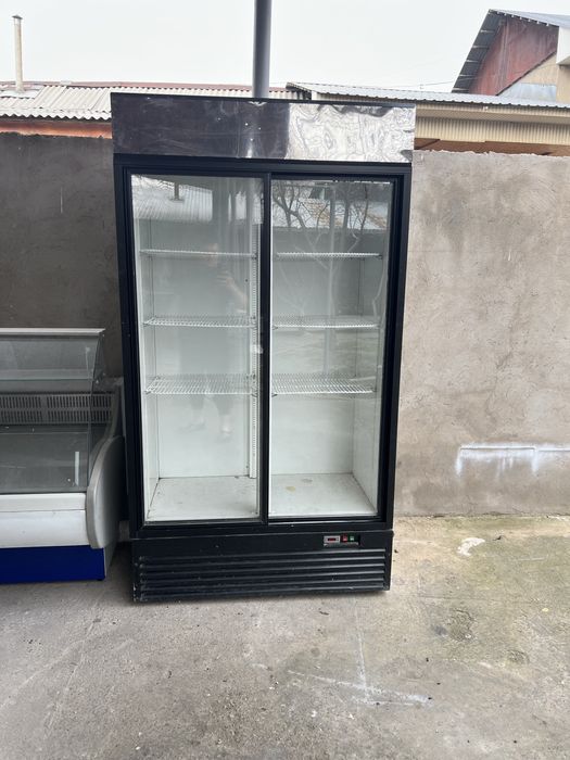 Витринный купе шкаф холодильник