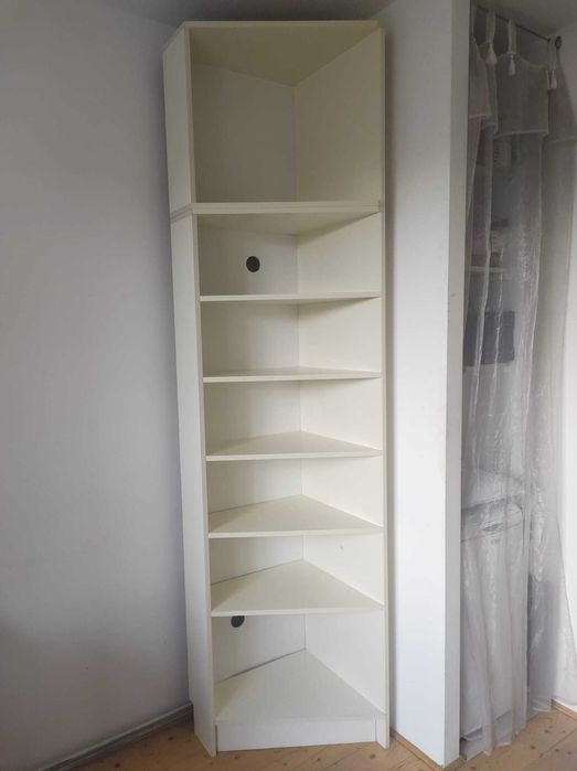 Set mobilier + pat incorporat mobila Mdf alb cream white lucios