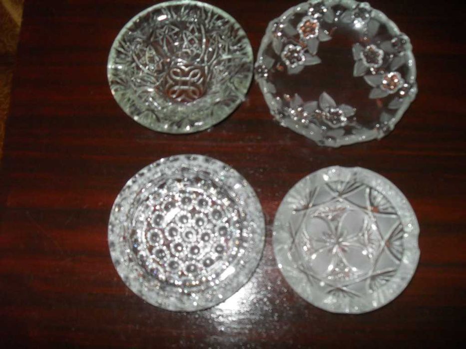 Кристални купи, пепелници