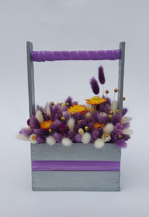 Корзинка с сухоцветами