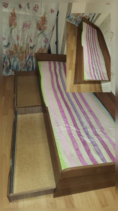 Кровать с матрасом