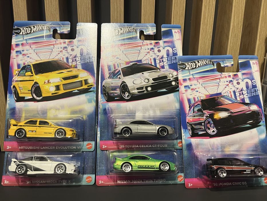 Hot Wheels 90’s street scene set