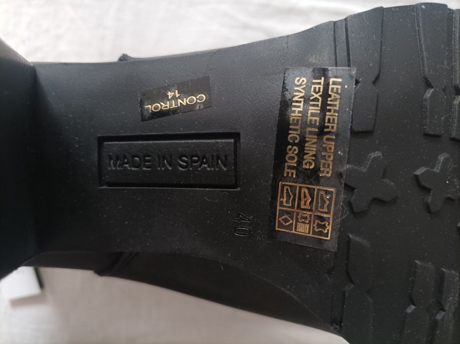 Ted Baker /Desigual/ZARA Нови боти ест.кожа 40